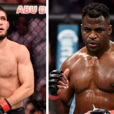 Khabib Nurmagomedov et Francis Ngannou 