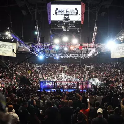 La salle lors de l'UFC 261. 