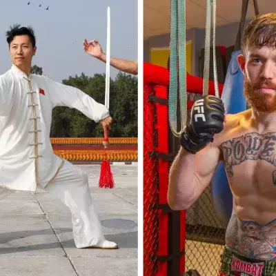 À l'exact opposé du MMA, le Tai-chi est un art martial beaucoup plus doux. 