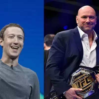 Mark Zuckerberg et Dana White 