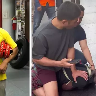 Ro Malabanan a utilisé ses techniques de MMA pour neutraliser un individu dangereux. 