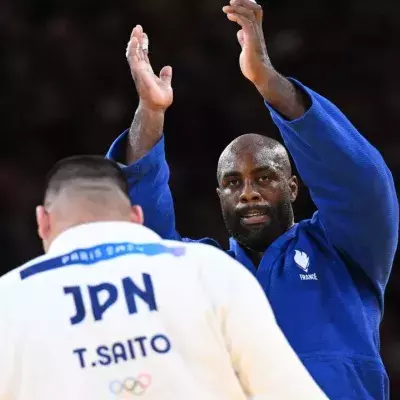 Teddy RIner a vaincu Tatsuru Saito à 2 reprises en finale de l'épreuve par équipe aux JO de Paris 2024. 