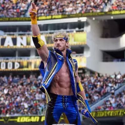Logan Paul lors de Wrestlemania 39. 