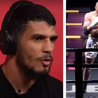 Ciryl Gane affrontait Yassine Boughanem en 2017 lors d'un événement organisé par Duel 2.
