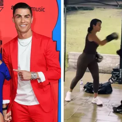 Georgina Rodriguez s'entraine en MMA, une passion qu'elle dévoilera dans son documentaire Netflix. 