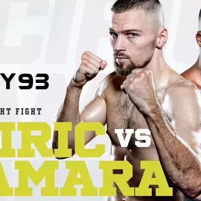 Visuel officiel du combat Diaguely Camara vs Robin Ciric 2
