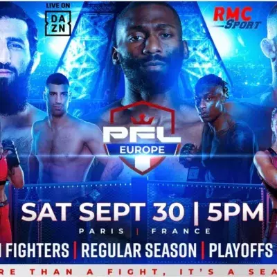 L'affiche du PFL Paris qui se déroulera le 30 septembre 2023. 