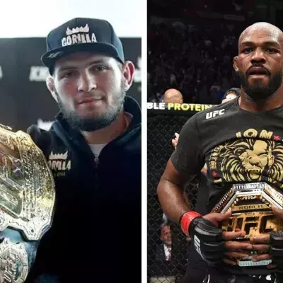 Abdulmanap Nurmagomedov voit Jon Jones écraser la catégorie poids lourd. 