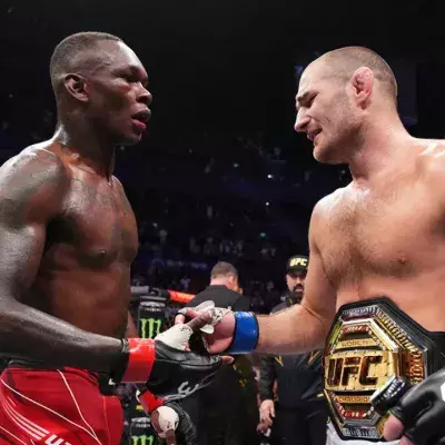 Adesanya et Sean Strickland à l'UFC