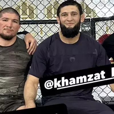 Baki et Khamzat Chimaev