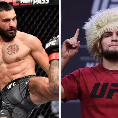 Benoit Saint-Denis et Khabib Nurmagomedov. 