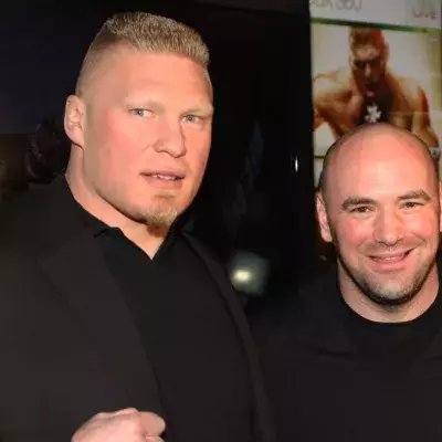 Brock Lesnar et Dana White. 