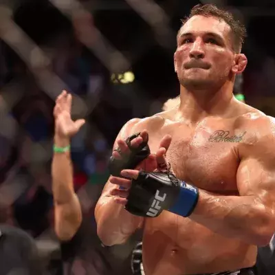 Chandler dans la cage de l'UFC