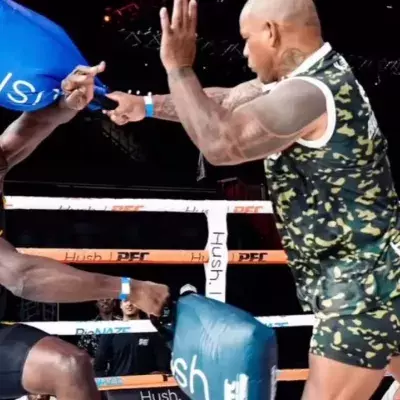 Cheick Kongo a affronté Hector Lombard au Pillow Fight Championship.
