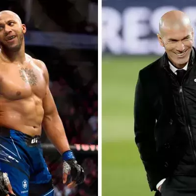 Ciryl Gane a rencontré Zinédine Zidane et d'autres champions du Monde 98. 