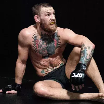 Conor McGregor à l'entrainement. 