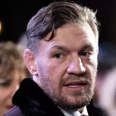 Conor McGregor lors de la tournée promotionnelle de son film Road House. 