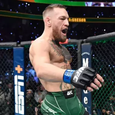 Conor McGregor lors de son entrée à l'UFC 264 