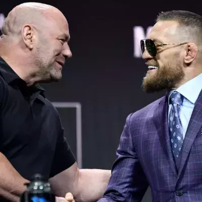 Dana White et Conor McGregor 