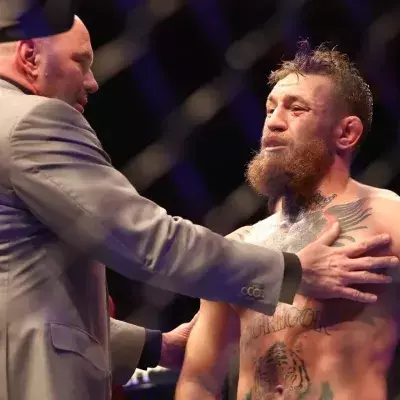Dana White et Conor McGregor. 