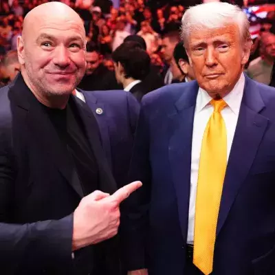 Dana White et Donald Trump à l'UFC