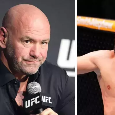 Dana White et Nassourdine Imavov. 