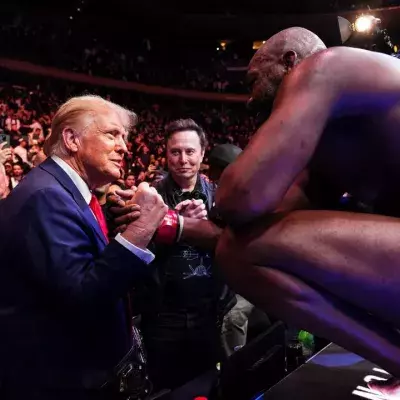 Donald Trump et Jon Jones.