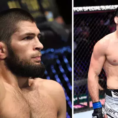 D'origine daghestanaise, Nassourdine Imavov a reçu les encouragements de son compatriote Khabib. 
