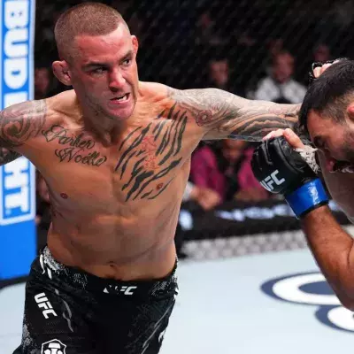 Dustin Poirier et Benoit Saint-Denis