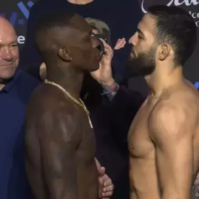 Face à face entre Nassourdine Imavov et Israel Adesanya 
