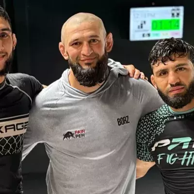 Fares Ziam, Khamzat Chimaev et Arman Tsarukyan