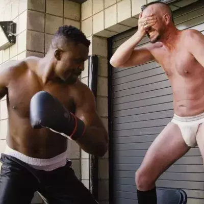 Francis Ngannou dans le trailer de Jackass 4. 