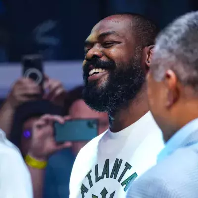 Francis Ngannou et Jon Jones 