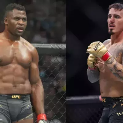 Francis Ngannou et Tom Aspinall 