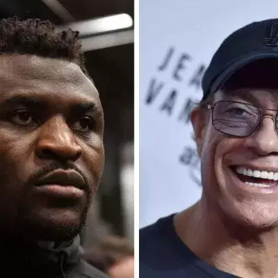 Francis Ngannou était un fan de Jean-Claude Van Damme quand il était jeune. 