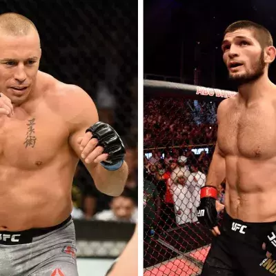 Georges St-Pierre et Khabib Nurmagomedov ont tous les deux pris leur retraite de l'UFC. 