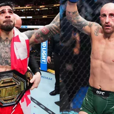 Ilia Topuria et Alexander Volkanovski 