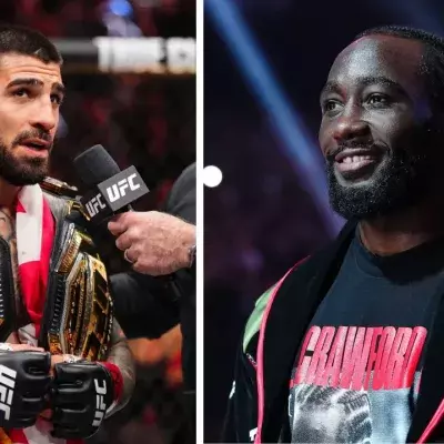 Ilia Topuria et Terence Crawford.
