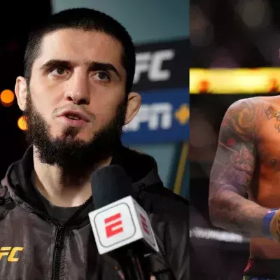 Islam Makhachev et Dustin Poirier