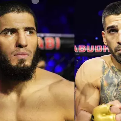  Islam Makhachev et Ilia Topuria 
