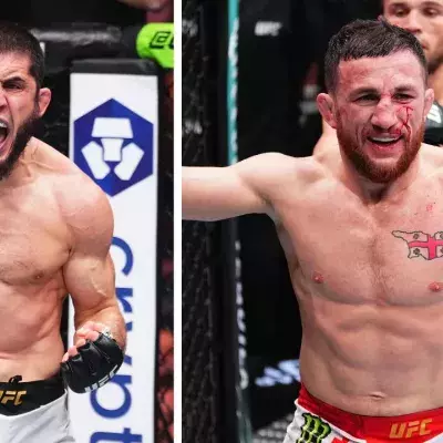 Islam Makhachev et Merab Dvalishvili. 