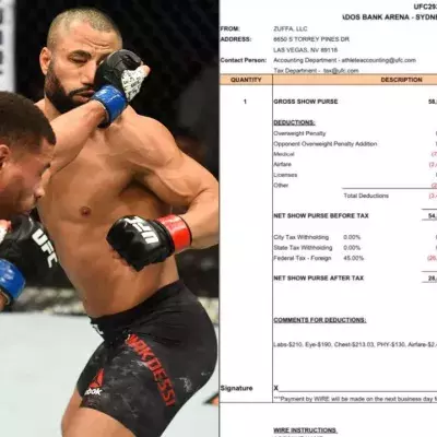 John Makdessi a dévoilé sa fiche de paie de l'UFC 293. 