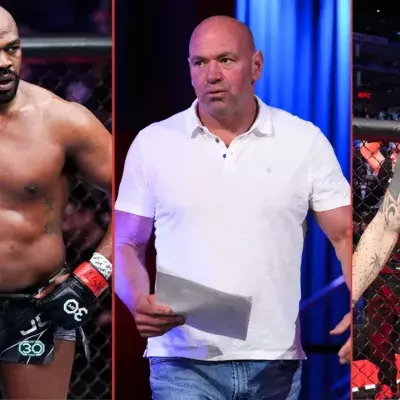 Jon Jones - Dana White - Tom Aspinall