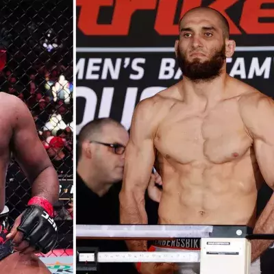 Jon Jones et Adlan Amagov. 