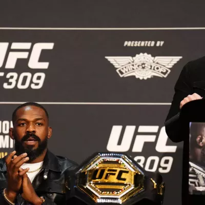 Jon Jones et Dana White