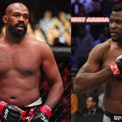 Jon Jones et Francis Ngannou 