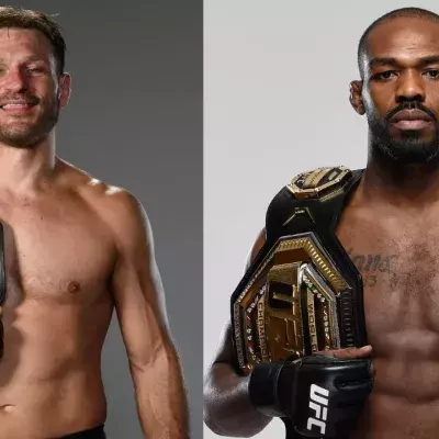 Jon Jones et Stipe Miocic