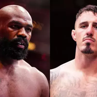 Jon Jones et Tom Aspinall