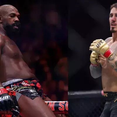 Jon Jones et Tom Aspinall
