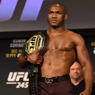 Kamaru Usman remet en jeu son titre de champion des moins de 77 kilos face à Leon Edwards lors de l'UFC 278. 